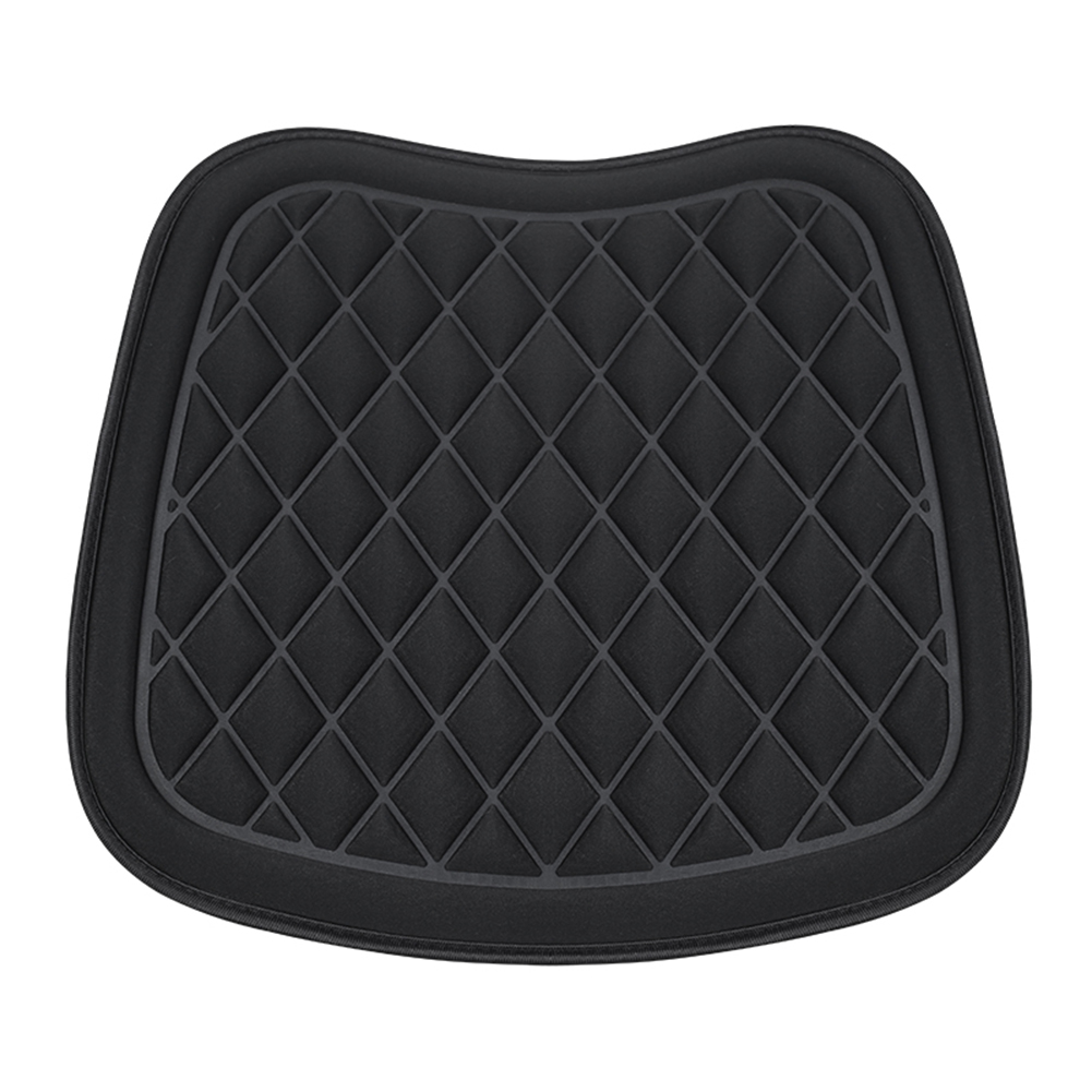 Car Seat Cushion Memory Foam - 44*48cm 車用シートクッション ブラック 車用シートクッション スパンデックス+スポンジ スターリーグレー