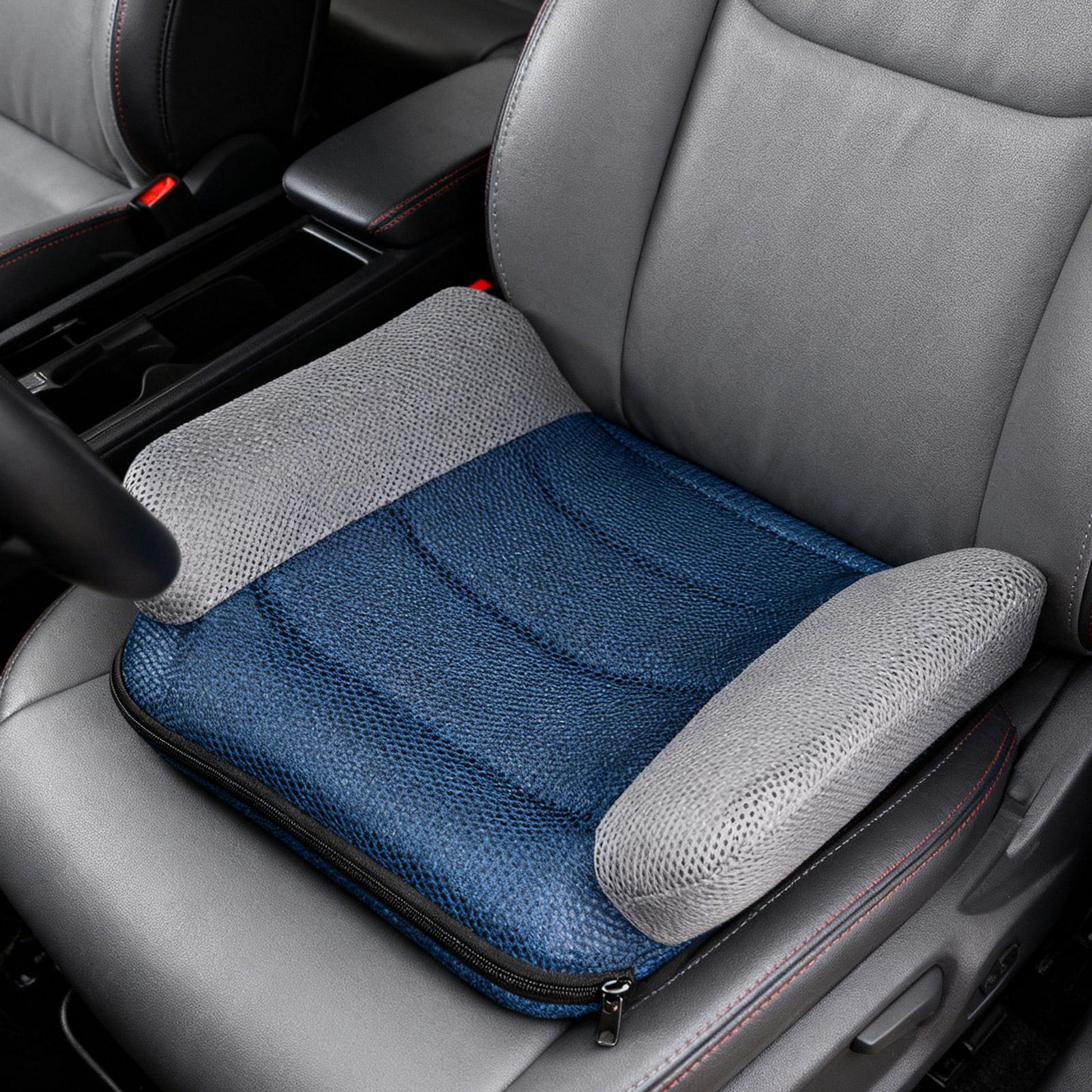 Car Seat Cushion Memory Foam - 車のシートクッション 高さ調整可能 防水 厚い インフレータブル 快適な車用クッション