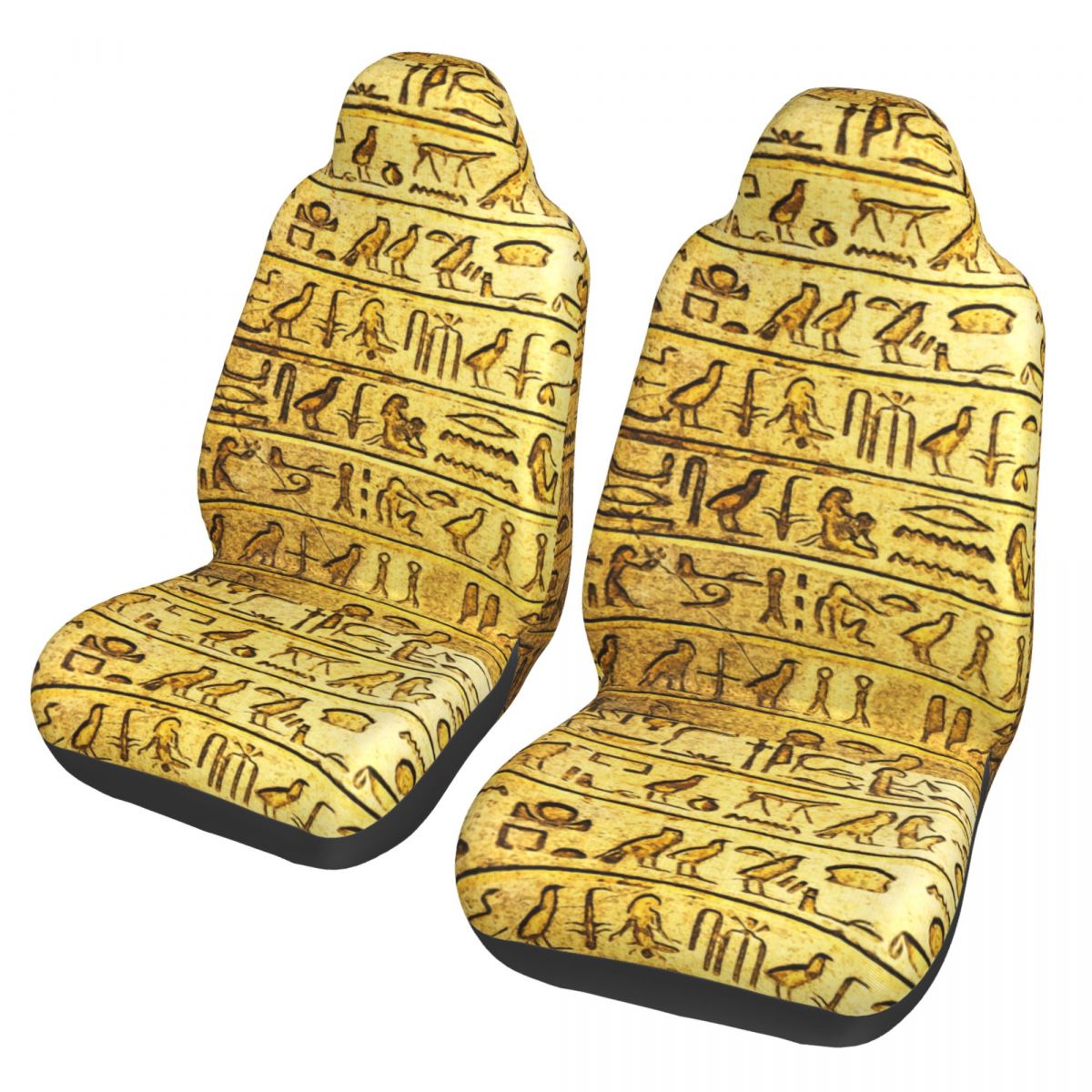 古代エジプトの象形文字ユニバーサルカーシートカバーほとんどの - Car Accessories Egypt のレビューと価格