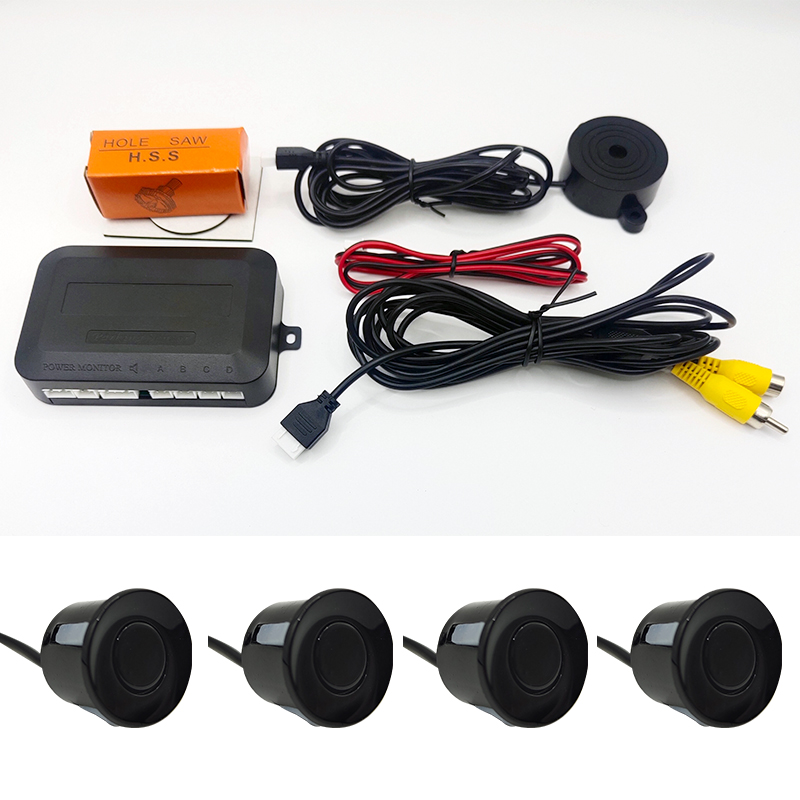 ビデオパーキングセンサーキット車リバースバックアップレーダー - Car Accessories Online のレビューと価格