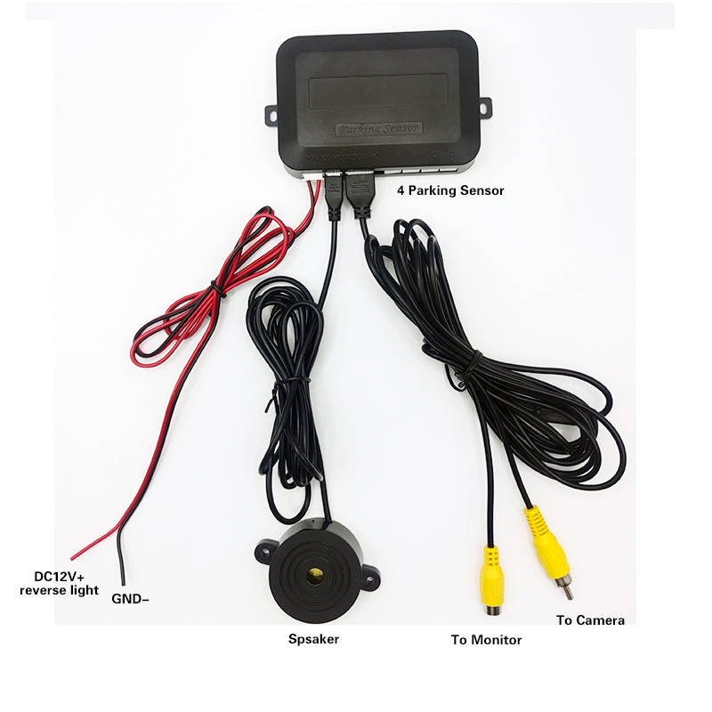 ビデオパーキングセンサーキット車リバースバックアップレーダー - Car Accessories Online のレビューと価格