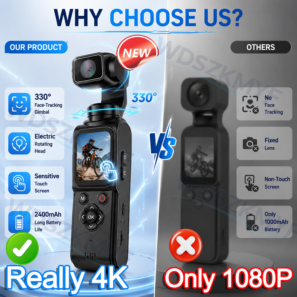 330 °   フェイストラック4Kポータブルアクションカメ - Car Accessories Online のレビューと価格