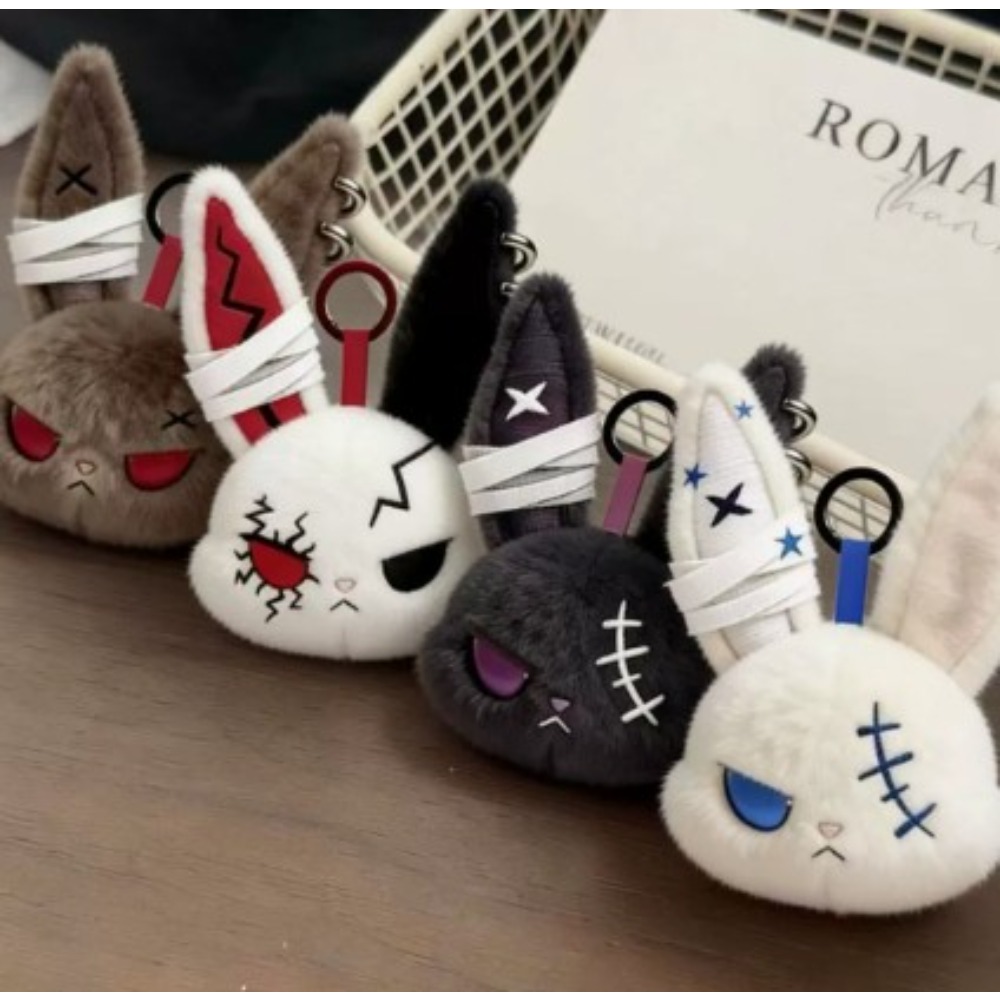 ハロウィン ダークゴシック ラビットぬいぐるみキーホルダー  - Car Accessories Xmas のレビューと価格
