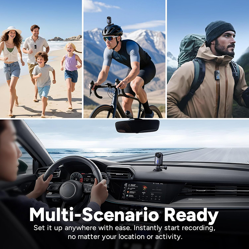 SJCAM C110+ アクションカメラ 6軸ジャイロスコー - Car Accessories Online のレビューと価格