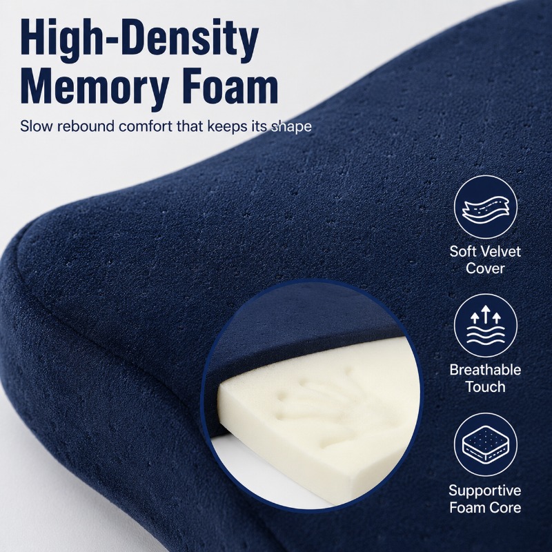 厚手のメモリーフォームチェアクッション 40x40x5.5c - Car Seat Cushion Memory Foam のレビューと価格