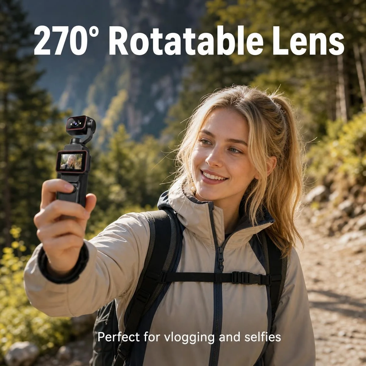新しいポケットサイズのハンドヘルドVlogカメラ、270 ° - Car Accessories Online のレビューと価格