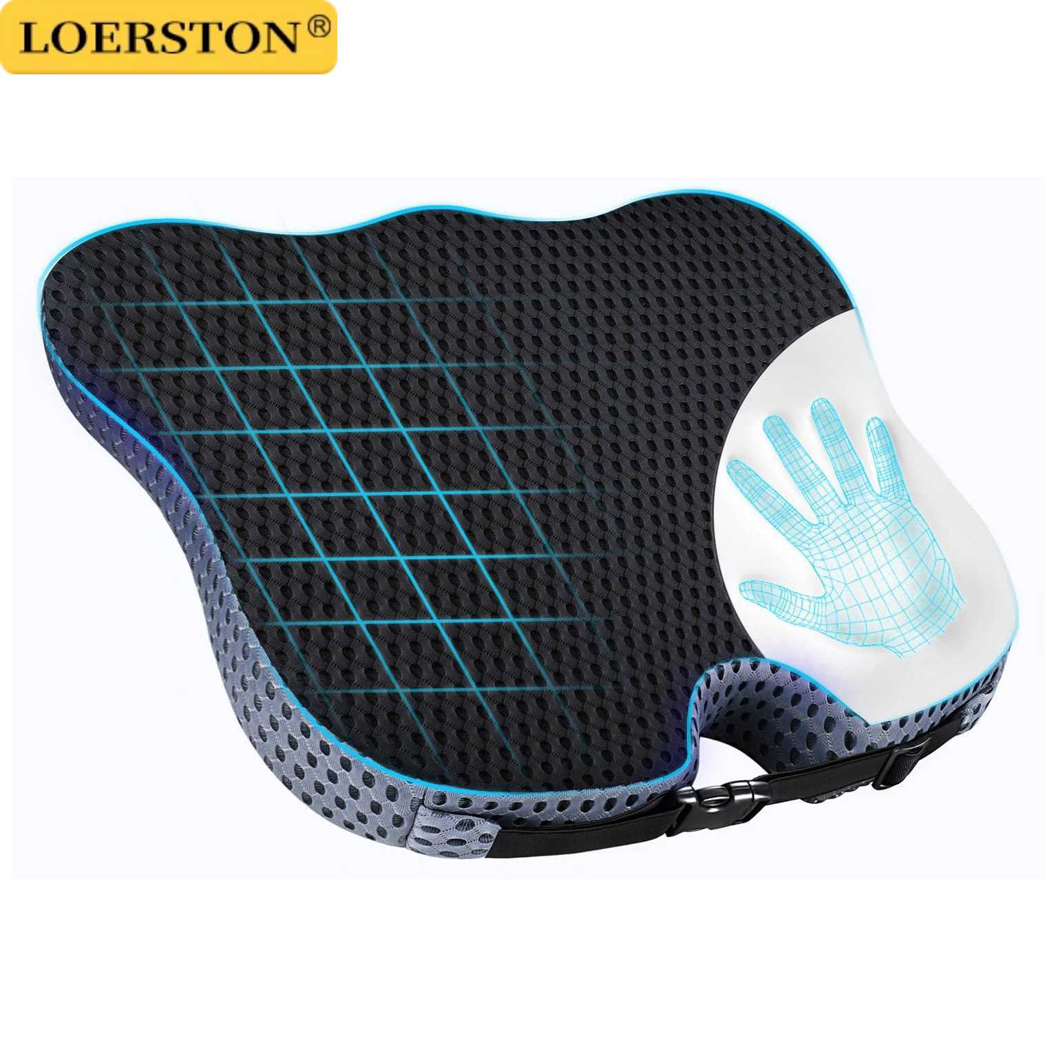 滑り止め付き整形外科用メモリーフォーム前立腺クッション、尾骨 - Car Seat Cushion Memory Foam のレビューと価格