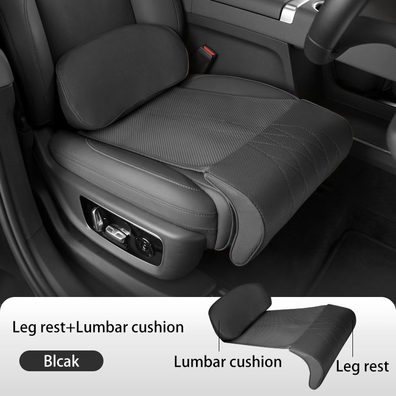 ナッパレザーレッグサポートエクステンションシートカバーメモリ - Car Seat Cushion Memory Foam のレビューと価格