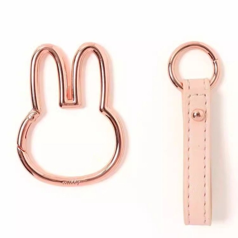 ミッフィー キーホルダー かわいい漫画ウサギの頭のキーリング - Car Accessories Xmas のレビューと価格