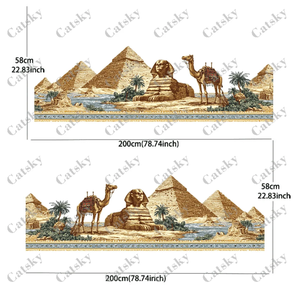 砂漠エジプトのピラミッドとラクダの車サイドカーラップ、自己粘 - Car Accessories Egypt のレビューと価格