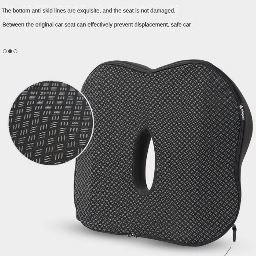 低反発オフィスチェアクッションカーシートサポート腰枕マッサー - Car Seat Cushion Memory Foam のレビューと価格