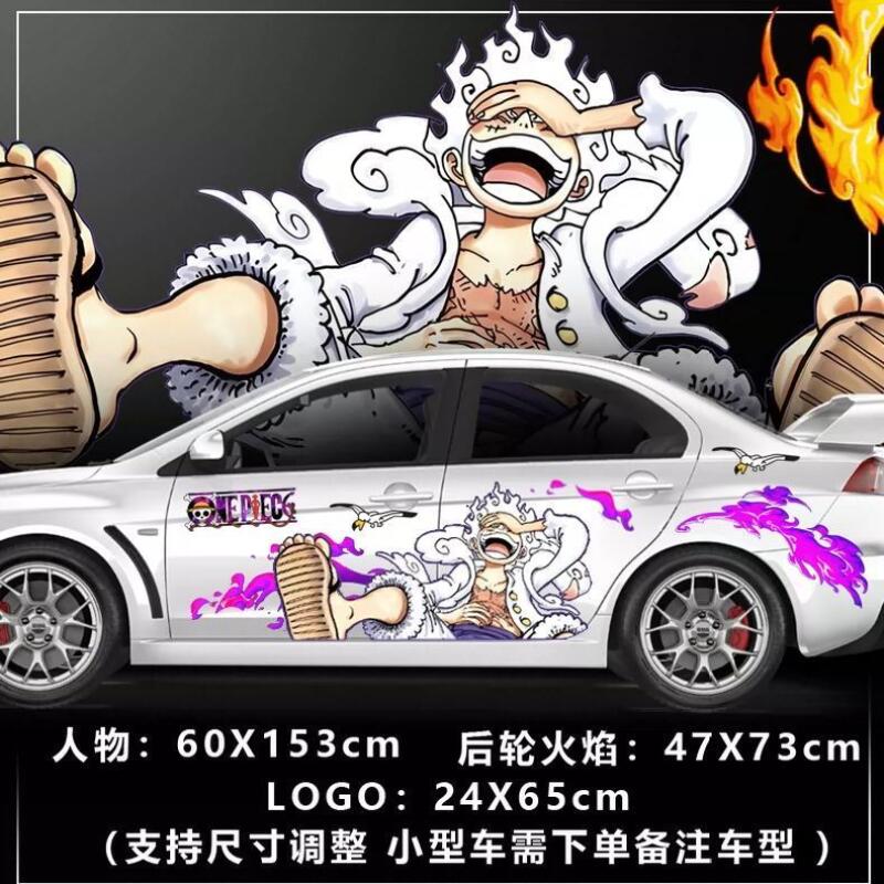 ワンピースステッカー車体装飾カーフィルムステッカーモンキー・ - D.A.D Car Accessories のレビューと価格