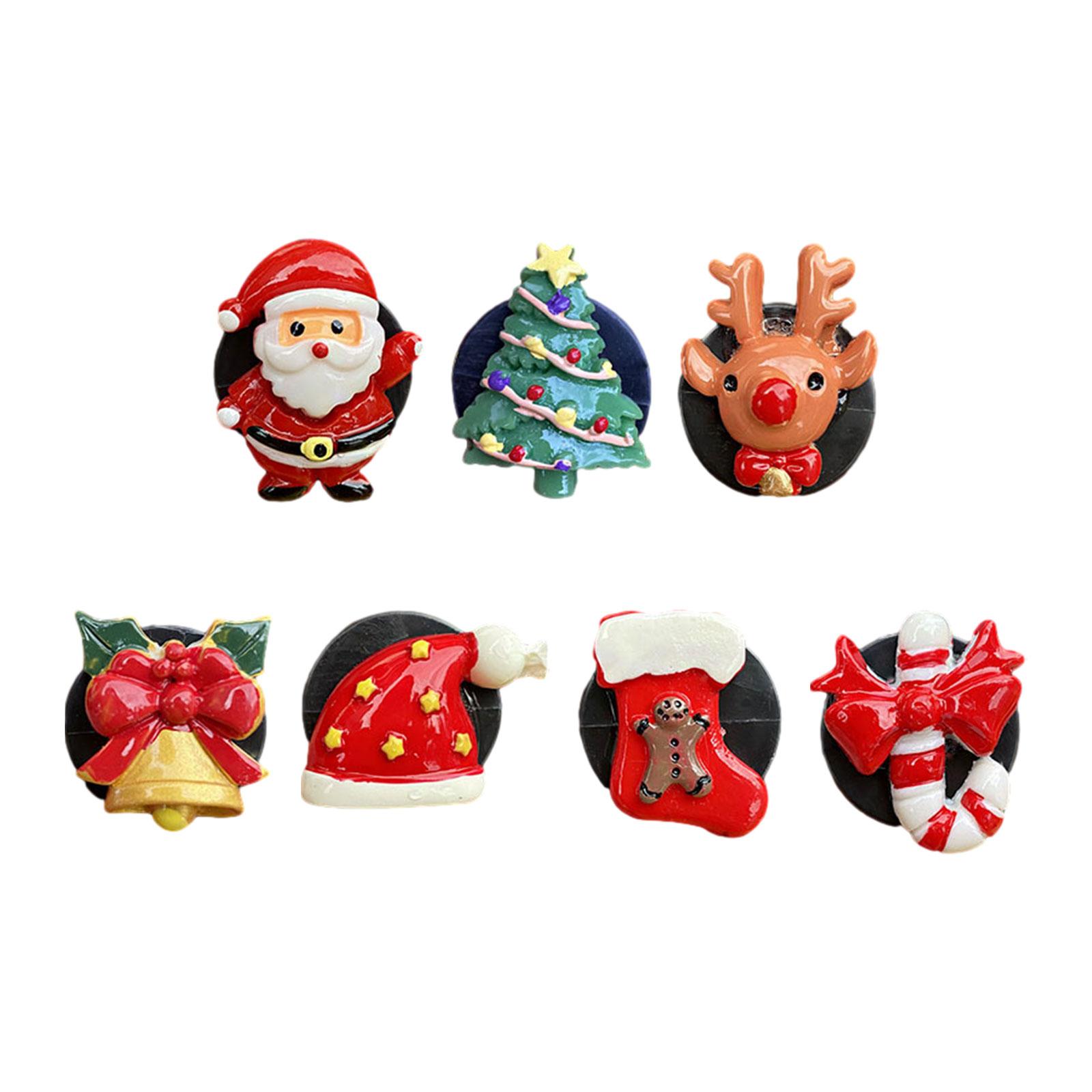 車内クリスマスデコレーション 車用香水クリップ 樹脂製オーナ - Car Accessories Xmas のレビューと価格